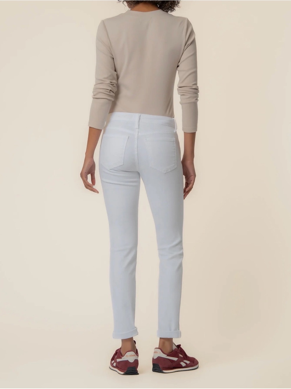 Kut From The Kloth Catherine Boyfriend Jeans in Optic White - Picture 3 of 14